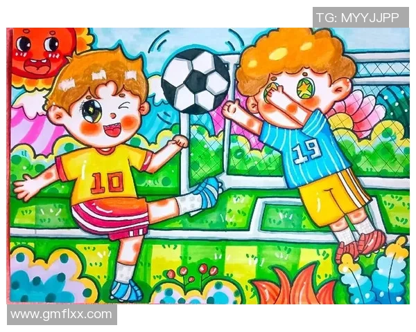 马克笔手绘风格足球球星创意插画展示精彩瞬间